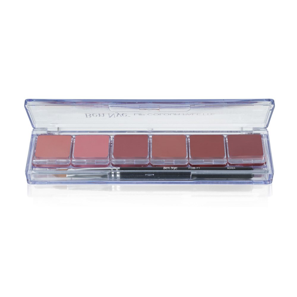 (image for) Natural Lip Palette 6 colors, with Lip Brush