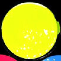 (image for) UV Flourescent Yellow paint, 8 fl.oz.